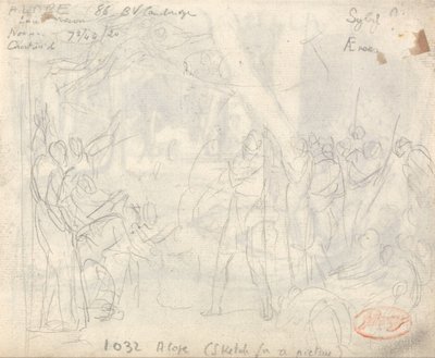 Mucius Scaevola by George Romney